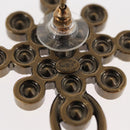 CHANEL Rhinestone COCO Mark Pierce metal Multicolor CC Auth 161236SAM-21