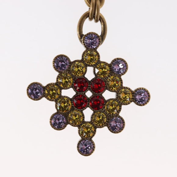 CHANEL Rhinestone COCO Mark Pierce metal Multicolor CC Auth 161236SAM