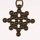 CHANEL Rhinestone COCO Mark Pierce metal Multicolor CC Auth 161236SAM-7