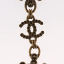 CHANEL Rhinestone COCO Mark Pierce metal Multicolor CC Auth 161236SAM-8