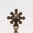 CHANEL Rhinestone COCO Mark Pierce metal Multicolor CC Auth 161236SAM-9