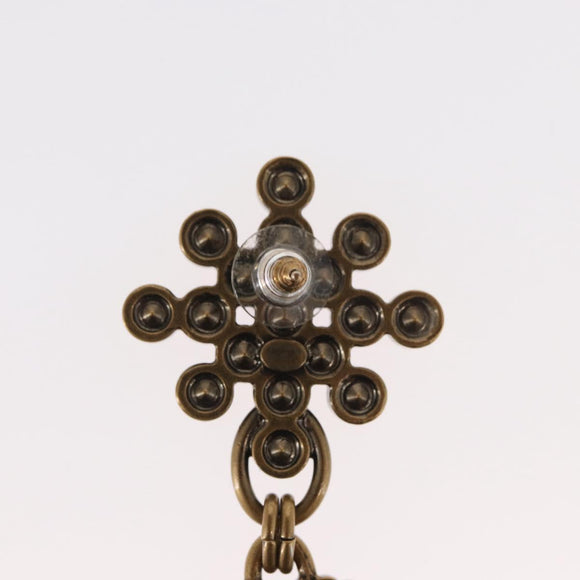 CHANEL Rhinestone COCO Mark Pierce metal Multicolor CC Auth 161236SAM