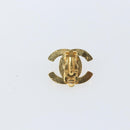 CHANEL COCO Mark Earring metal Gold Tone CC Auth 161237V-3