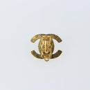 CHANEL COCO Mark Earring metal Gold Tone CC Auth 161237V-7