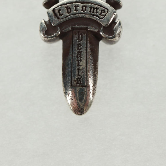 Chrome Hearts Dagger Charm #5 Pendant top Ag925 Silver Auth 161239SAM