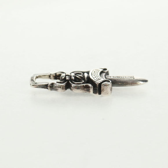 Chrome Hearts Dolch-Anhänger #5 Anhänger-Top Ag925 Silber Original 161241SAM