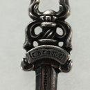 Chrome Hearts Dolch-Anhänger #5 Anhänger-Top Ag925 Silber Original 161241SAM-8