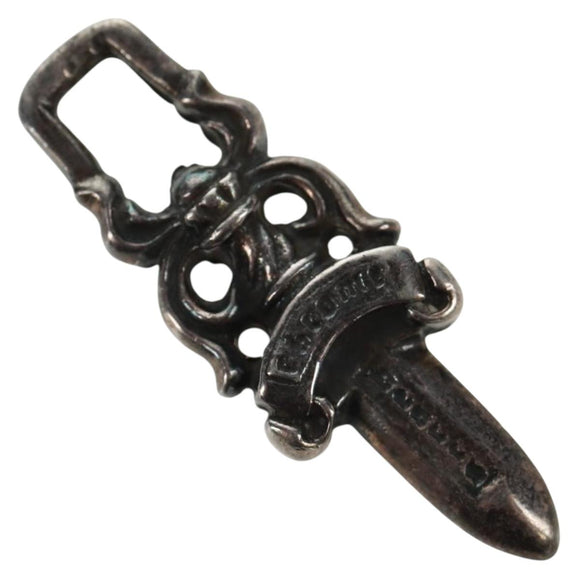 Chrome Hearts Dagger bedel #5 Hanger top Ag925 Zilver Auth 161243SAM