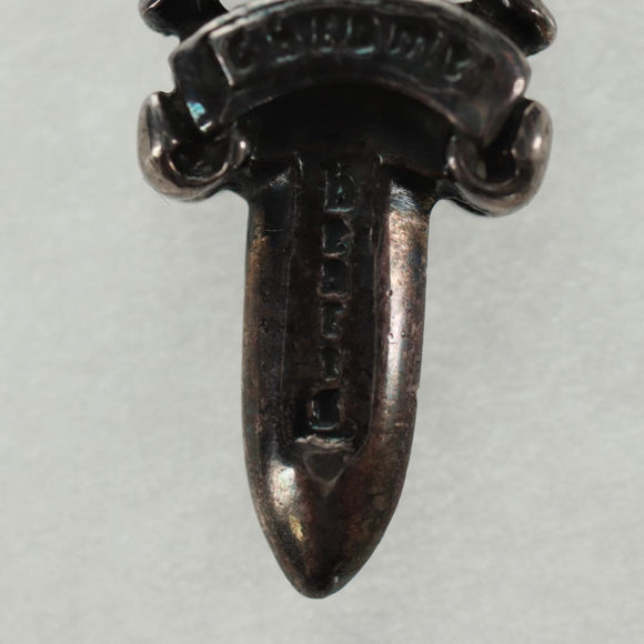 Chrome Hearts Dagger bedel #5 Hanger top Ag925 Zilver Auth 161243SAM