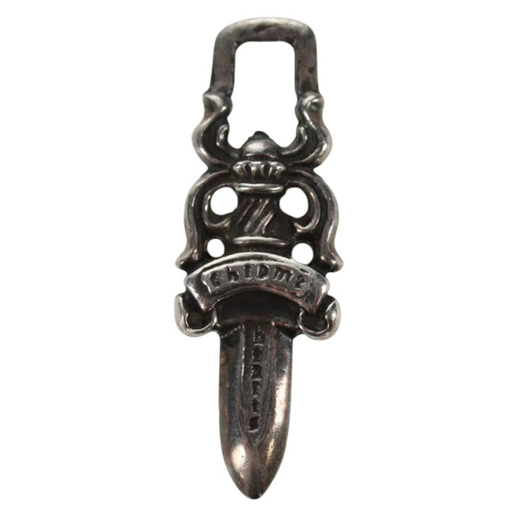 Chrome Hearts Dagger bedel #5 Hanger top Ag925 Zilver Auth 161243SAM