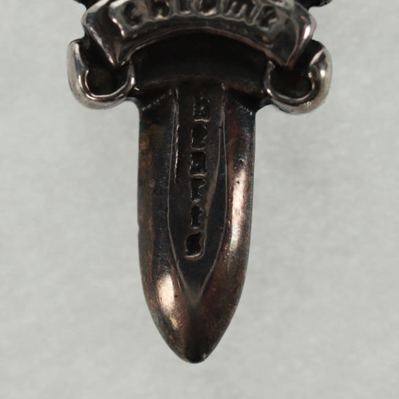 Chrome Hearts Dagger bedel #5 Hanger top Ag925 Zilver Auth 161243SAM