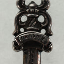 Chrome Hearts Dagger bedel #5 Hanger top Ag925 Zilver Auth 161243SAM-8