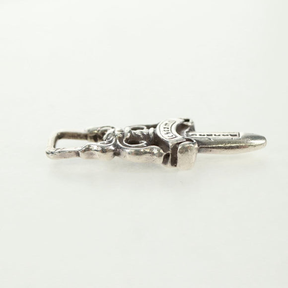 Chrome Hearts Dagger Charm #5 Pendant top Ag925 Silver Auth 161246SAM
