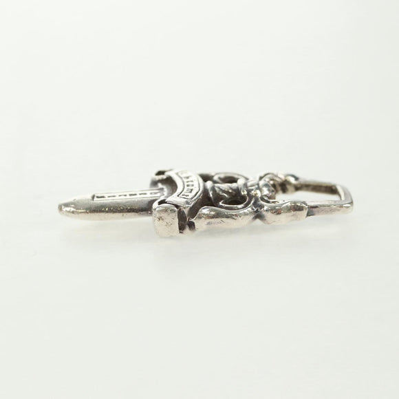 Chrome Hearts Dagger Charm #5 Hanger top Ag925 Zilver Auth 161246SAM