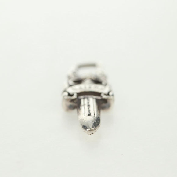Chrome Hearts Dagger Charm #5 Hanger top Ag925 Zilver Auth 161246SAM