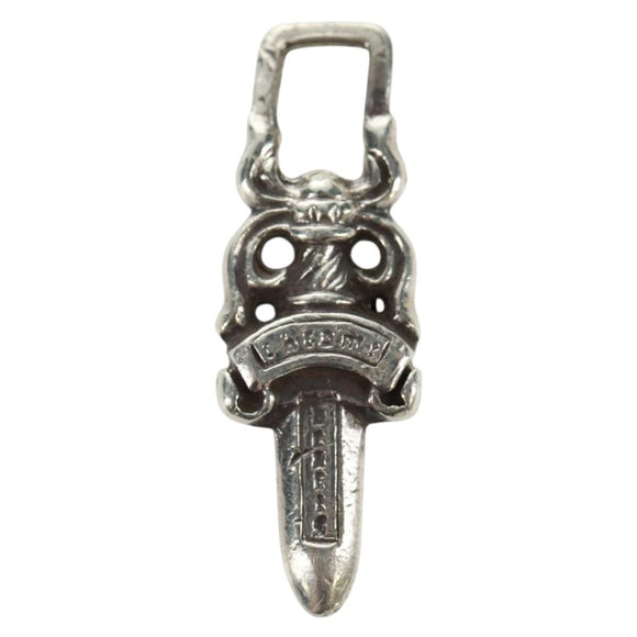 Chrome Hearts Dagger Charm #5 Hanger top Ag925 Zilver Auth 161246SAM