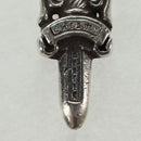 Chrome Hearts Dagger Charm #5 Hanger top Ag925 Zilver Auth 161246SAM-3