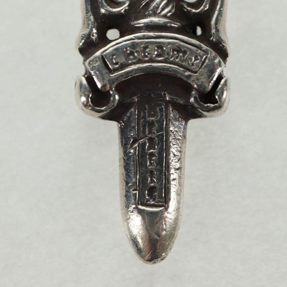 Chrome Hearts Dagger Charm #5 Hanger top Ag925 Zilver Auth 161246SAM