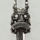 Chrome Hearts Dagger Charm #5 Hanger top Ag925 Zilver Auth 161246SAM-4