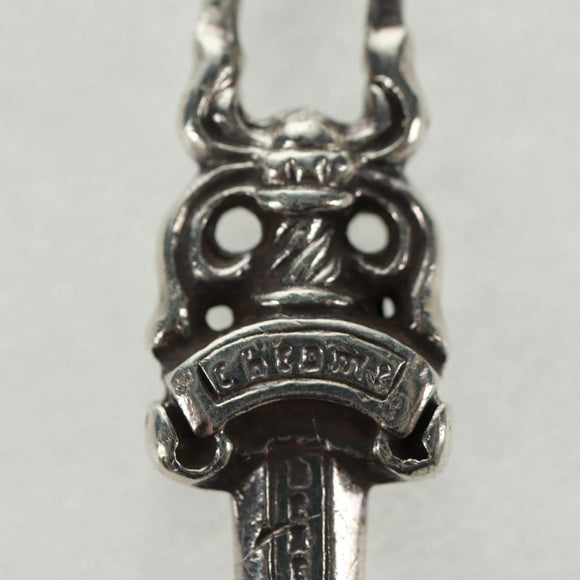 Chrome Hearts Dagger Charm #5 Hanger top Ag925 Zilver Auth 161246SAM