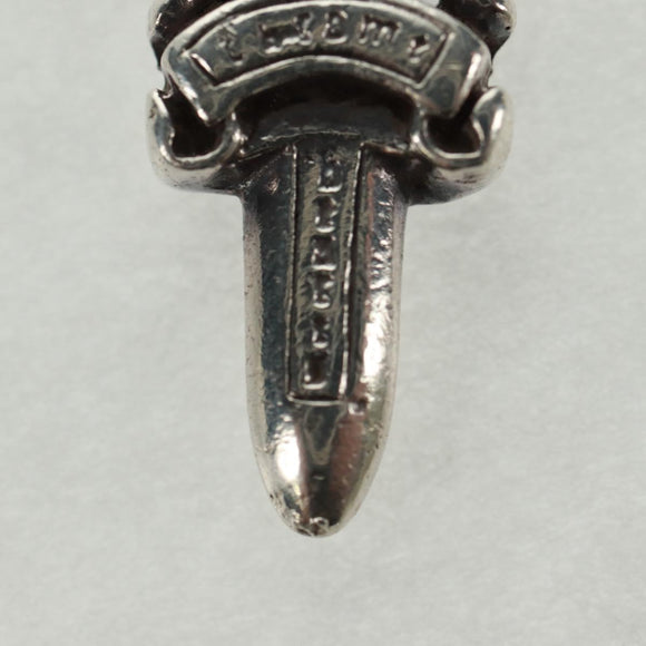 Chrome Hearts Dagger Charm #5 Hanger top Ag925 Zilver Auth 161246SAM