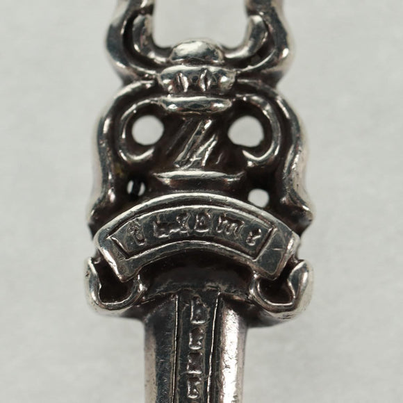 Chrome Hearts Dagger Charm #5 Hanger top Ag925 Zilver Auth 161246SAM