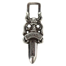 Chrome Hearts Dagger Charm #5 Pendant top Ag925 Silver Auth 161247SAM-6