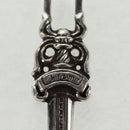 Chrome Hearts Dagger Charm #5 Pendant top Ag925 Silver Auth 161247SAM-8