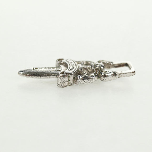 Chrome Hearts Dagger Charm #5 Pendant top Ag925 Silver Auth 161248SAM