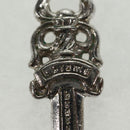 Chrome Hearts Dagger Charm #5 Pendant top Ag925 Silver Auth 161248SAM-8