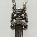 Chrome Hearts Dagger Charm #5 Pendant top Ag925 Silver Auth 161252SAM-8
