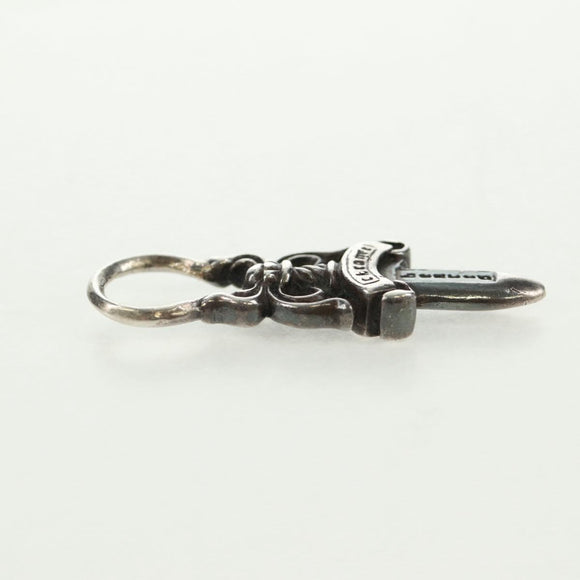 Chrome Hearts Dagger Charm #5 Hanger Bovenstuk Ag925 Zilver Auth 161256SAM
