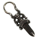 Chrome Hearts Dagger Charm #5 Hanger Bovenstuk Ag925 Zilver Auth 161256SAM-1