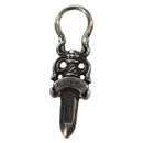 Chrome Hearts Dagger Charm #5 Hanger Bovenstuk Ag925 Zilver Auth 161256SAM-2