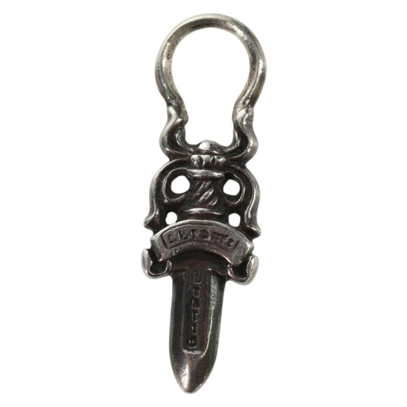 Chrome Hearts Dagger Charm #5 Hanger Bovenstuk Ag925 Zilver Auth 161256SAM