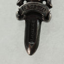 Chrome Hearts Dagger Charm #5 Hanger Bovenstuk Ag925 Zilver Auth 161256SAM-3