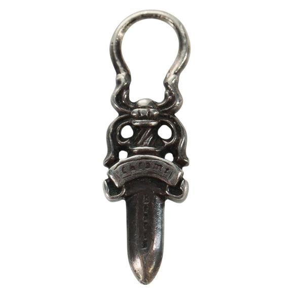 Chrome Hearts Dagger Charm #5 Hanger Bovenstuk Ag925 Zilver Auth 161256SAM