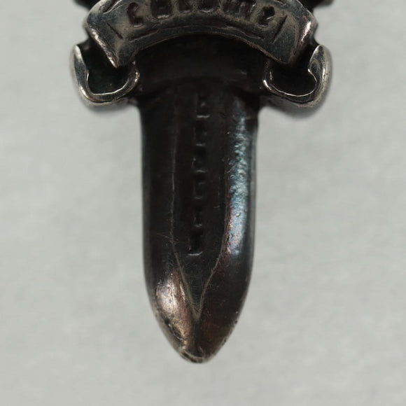 Chrome Hearts Dagger Charm #5 Hanger Bovenstuk Ag925 Zilver Auth 161256SAM