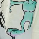 LOUIS VUITTON Printed Shirt And Tie Shirt Cotton White LV Auth 161259M-11