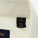 LOUIS VUITTON Printed Shirt And Tie Shirt Cotton White LV Auth 161259M-15