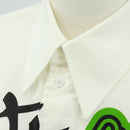 LOUIS VUITTON Printed Shirt And Tie Shirt Cotton White LV Auth 161259M-5
