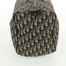 Christian Dior Trotter Canvas Boston Bag Navy Silver Auth 161273-7