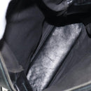 BOTTEGA VENETA INTRECCIATO Shoulder Bag Leather Black Auth 161278-11