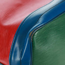 LOUIS VUITTON Epi Noe Shoulder Bag Tricolor Red Blue M44084 LV Auth 161281-16