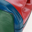 LOUIS VUITTON Epi Noe Shoulder Bag Tricolor Red Blue M44084 LV Auth 161281-17