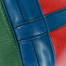 LOUIS VUITTON Epi Noe Shoulder Bag Tricolor Red Blue M44084 LV Auth 161281-18