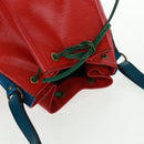 LOUIS VUITTON Epi Noe Shoulder Bag Tricolor Red Blue M44084 LV Auth 161281-6