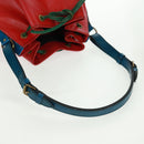 LOUIS VUITTON Epi Noe Shoulder Bag Tricolor Red Blue M44084 LV Auth 161281-7