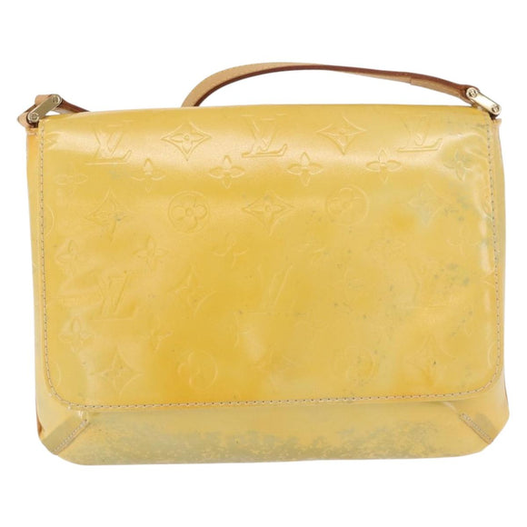 LOUIS VUITTON Monogram Vernis Thompson Street Bag Gris M91008 LV Auth 161287