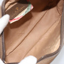 GUCCI GG Supreme Web Sherry Line Clutch Bag PVC Beige Gold 89 01 034 Auth 161289-16